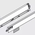 BLUM 378N5002SA oldalfal Antaro 500 szürke J+B Ajánlat