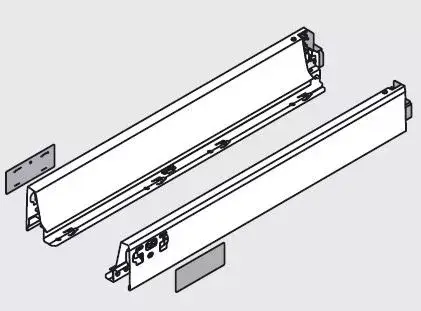 BLUM 378N5002SA oldalfal Antaro 500 szürke J+B Ajánlat