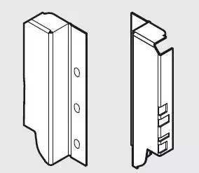 BLUM Z30B000S.04 hátlap tartó Antaro "B" fekete J+B Szuper akció