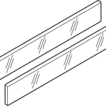 BLUM Z37R467C üveg Antaro "C" 500mm matt Árengedmény