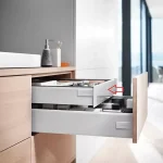 Expressz szállítás K-BLUM Antaro M 500 mm/30 kg, Blumotion/TOB, szürke R9006, belső
