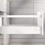 Bestseller K-BLUM Antaro D 450 mm/30 kg, Blumotion/TOB, szürke R9006, inserta