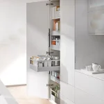 Legkelendőbb K-BLUM Antaro D 550 mm/30 kg, Blumotion/TOB, szürke R9006, belső