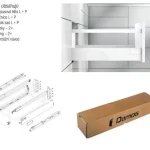BLUM készlet Antaro D 500 mm/65 kg, Blumotion/TOB, fehér SW Korlátozott ajánlat