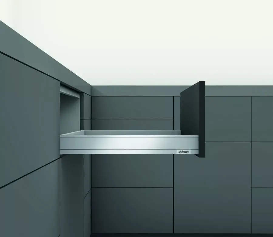 Biztonságos fizetés BLUM 770N5002S oldalfal Legrabox N 500mm szürke