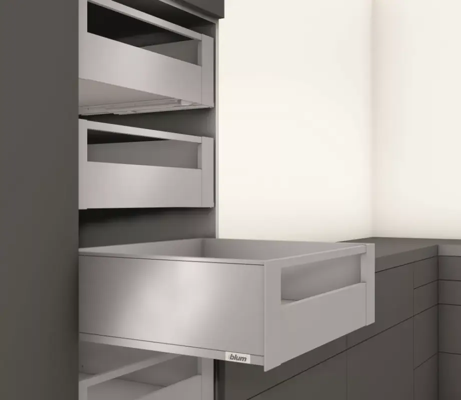 Ajánlat K-BLUM Legrabox C Pure 350 mm/40 kg, Tip-on, szürke OG-M, belső, reling