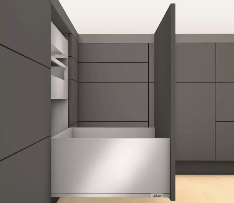Gyors kiszállítás K-BLUM Legrabox F 600 mm/40 kg, Blumotion/TOB, fehér SW-M, expando