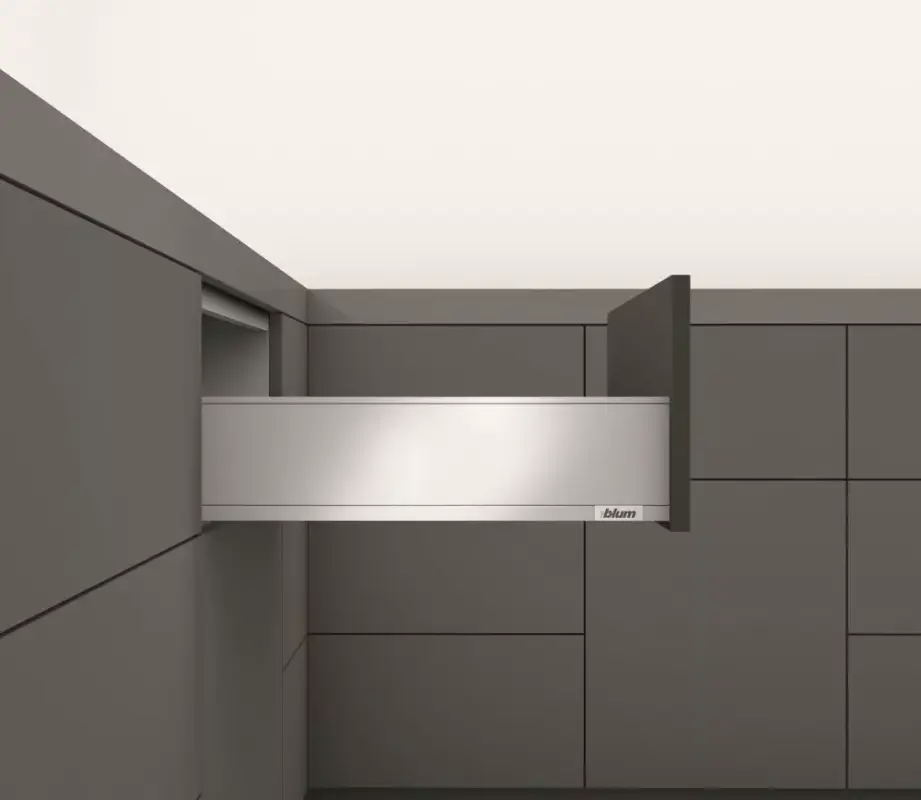Árcsökkenés K-BLUM Legrabox K 450 mm/40 kg, Tip-on, fehér SW-M, csavar