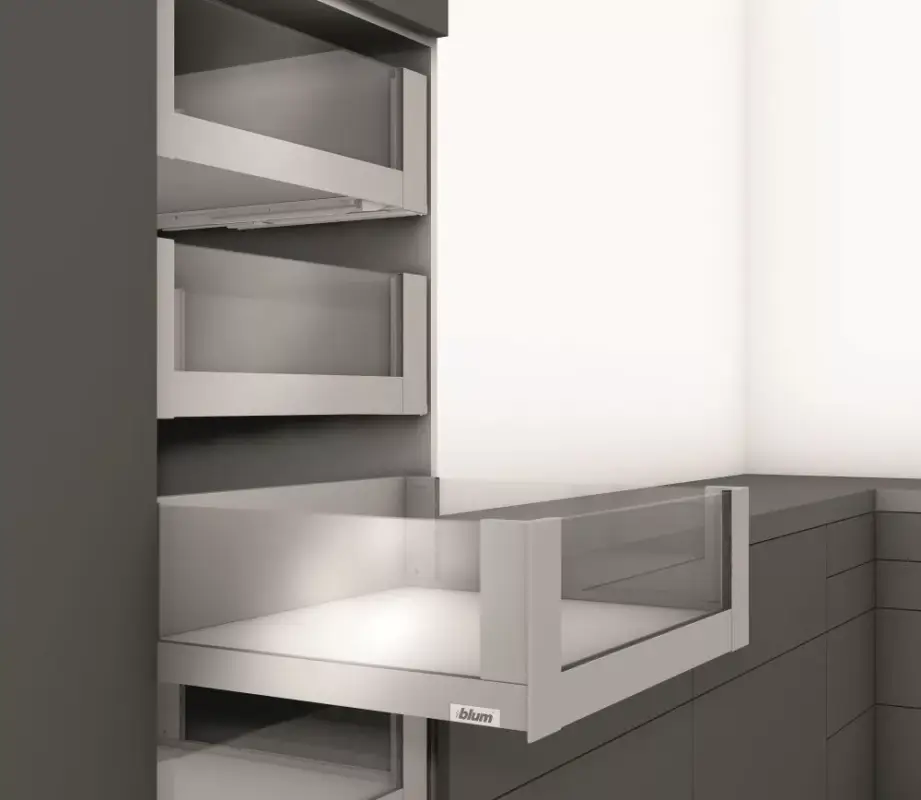 Csak ma K-BLUM SpaceTower Legrabox C Free, szürke OG-M, KB-1200 mm