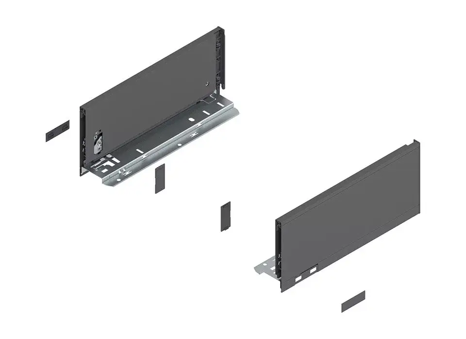 BLUM 770K3002S oldalfal Legrabox K 300mm szürke Legjobb ár