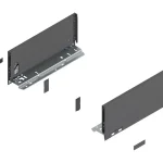 BLUM 770K6002S oldalfal Legrabox K 600mm szürke Outlet