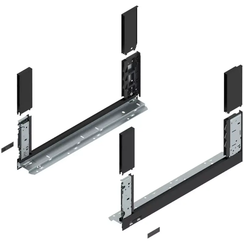 Legnépszerűbb BLUM 780C4502S oldalfal Legrabox Free 450mm Karbonfekete matt CS-M