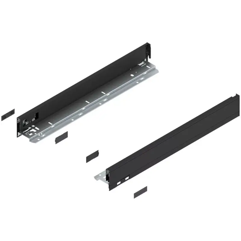 Exkluzív ajánlat BLUM 770N5002S oldalfal Legrabox N 500mm Karbonfekete matt CS-M