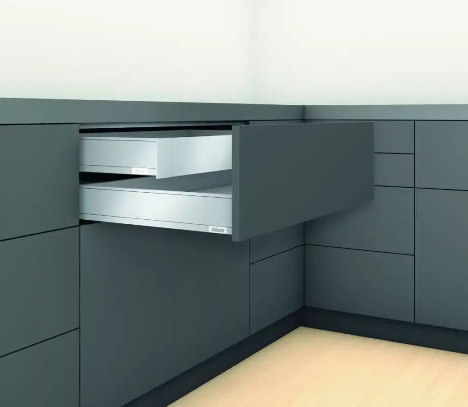 Csak ma K-BLUM Legrabox M 550mm/40 kg, Blumotion/TOB, karbon fekete CS-M, belső