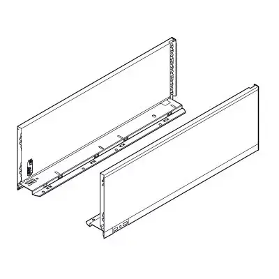 Akció BLUM 770C6002I oldalfal Legrabox C 600mm nemesacél