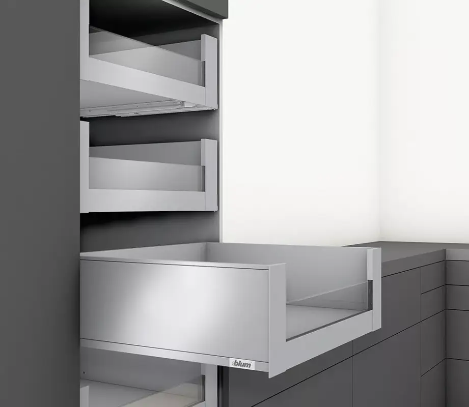 Ajánlat K-BLUM Legrabox C Pure 270mm/40 kg, Blumotion/TOB, karbon CS-M, belső, üveg