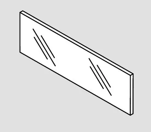 BLUM ZE7W1082G üveg frontra Legrabox 1200/138mm Népszerű