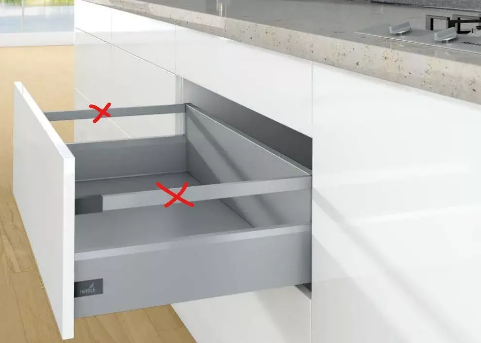 Exkluzív ajánlat K-HETTICH ArciTech, front kihuzású, ezüst, 270/126/218, 40kg, SiSy
