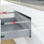 K-HETTICH ArciTech, front kihuzású, ezüst, 450/126/250, 40kg, SiSy Outlet