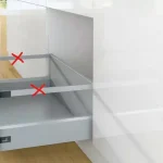 Árcsökkenés K-HETTICH ArciTech, front kihuzású, ezüst, 500/126/282, 40kg, SiSy