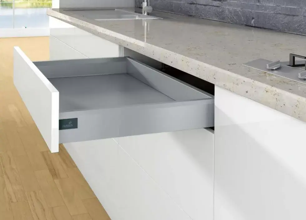 Biztonságos vásárlás K-HETTICH ArciTech, front kihuzású, ezüst, 550/94, 60kg, SiSy