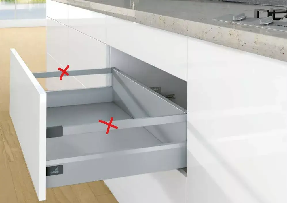 K-HETTICH ArciTech, front kihuzású, ezüst, 650/94/186, 60kg, SiSy Outlet