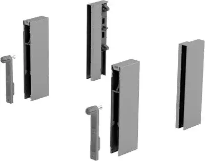 HETTICH 9122978 ArciTech DesignSide adapter/124 mm ezüst Szezonális akció