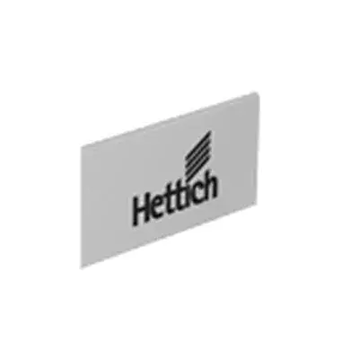 Biztonságos vásárlás HETTICH 9123009 Arcitech takarósapka logóval alumínium