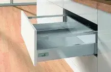 K-HETTICH-Atira komplett 520/176 mm ezüst Prémium