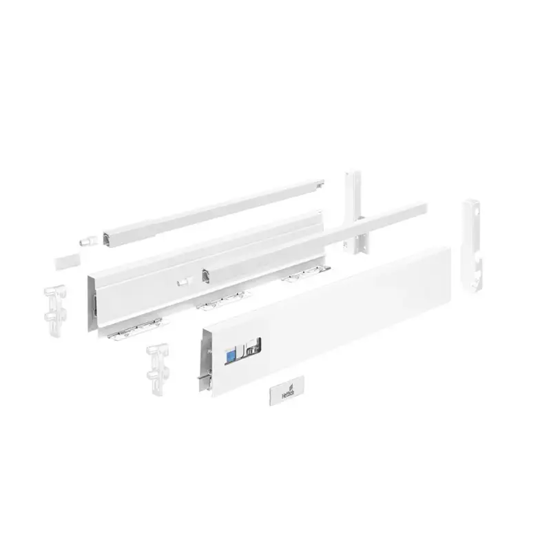 Árcsökkenés HETTICH 9307218 Atira flexi szett komplett 350/144 fehér reling előlaprögzítő