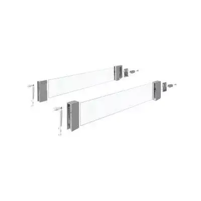 HETTICH 9194800 Atira DesignSide 144/420 mm üveg ezüst Azonnal elérhető