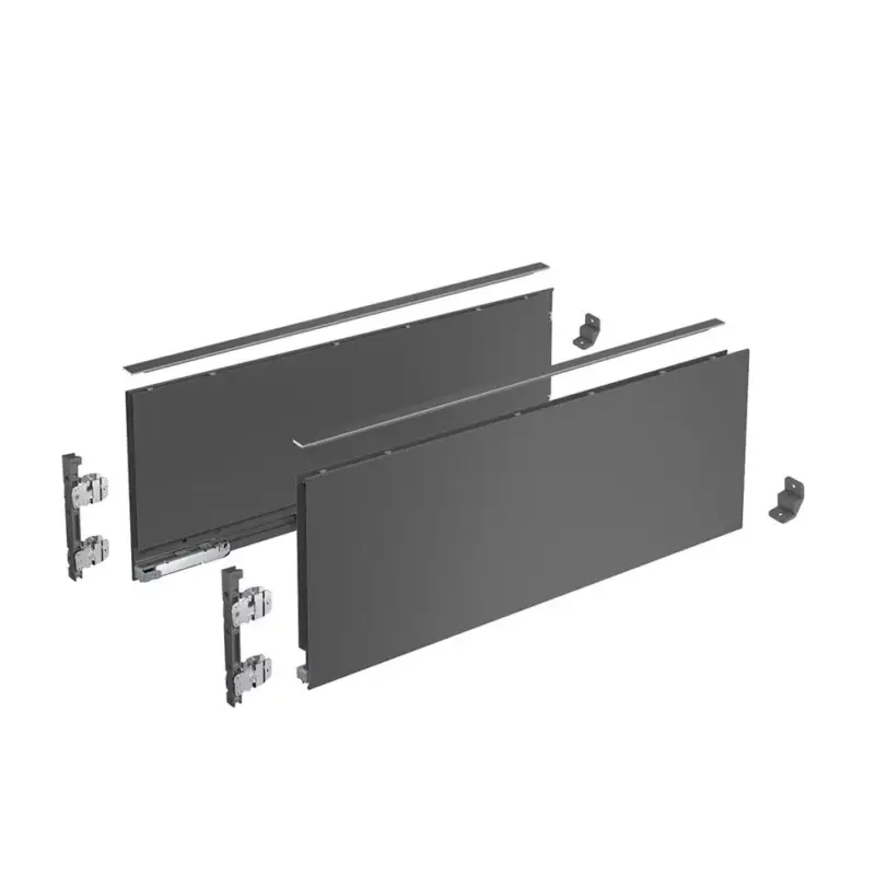HETTICH 9255347 AvanTech You oldalfal szett 187/500 antracit Gyors szállítás
