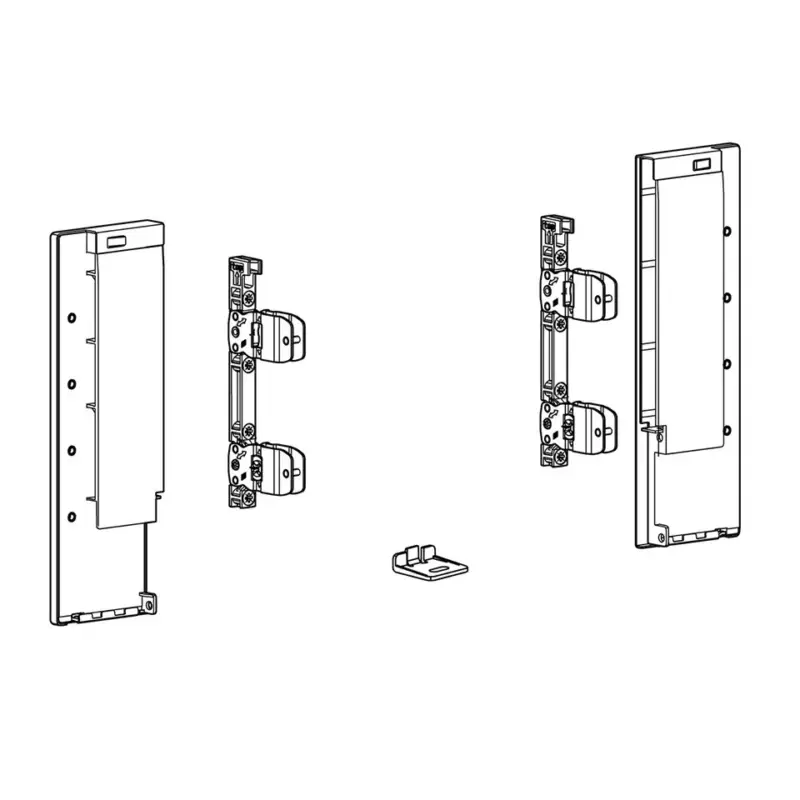 Expressz kézbesítés HETTICH 9257652 AvanTech You frontfejléc belső fiók oldala+üveg 187 fehér