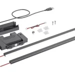 HETTICH 9305742 osvětlovací krycí profil pro AvanTech YOU antracitový, max 650mm Végkiárusítás