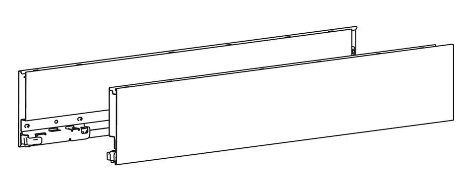 Akciós ár HETTICH 9255182 AvanTech You oldalfal 101/600 antracit B