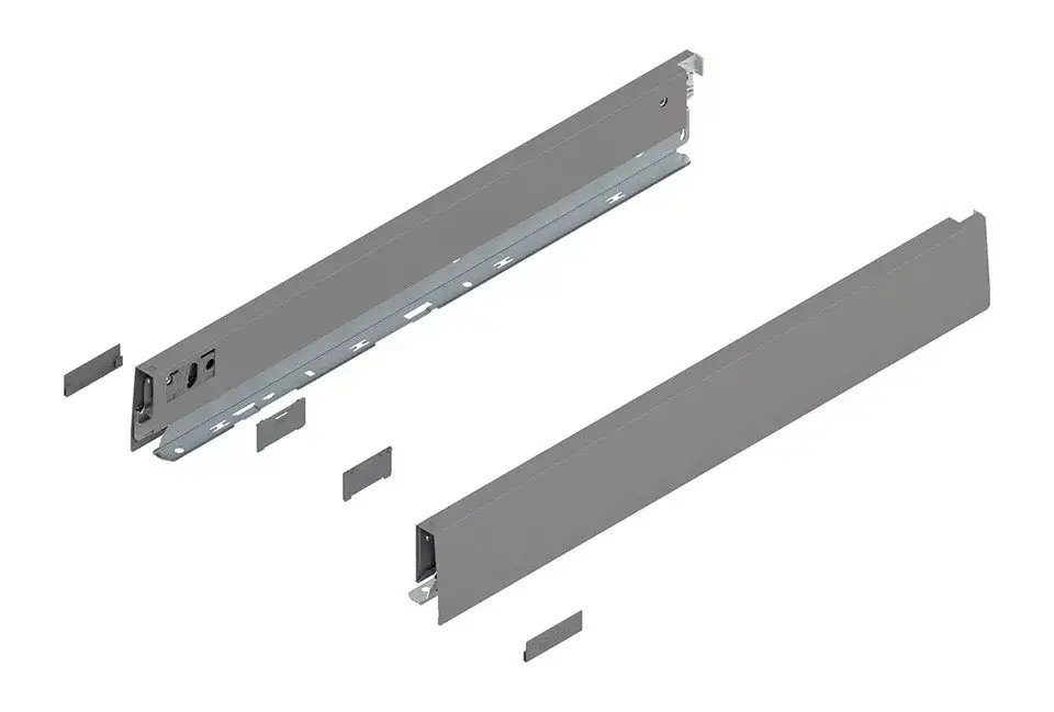 Azonnal elérhető BLUM 470N4502S káva szett MERIVOBOX N 450 mm, IG-M, Indiumszürke matt