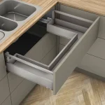 Akció K-BLUM Merivobox E korlát 550 mm/70 kg, Indium szürke, csavar, mosogató