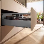 BLUM set Merivobox E reling 500mm 70kg Orion szürke Akciós ár