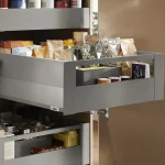 Azonnal elérhető K-BLUM Merivobox E Boxcap 450 mm, 40 kg, Indium szürke, belső, reling