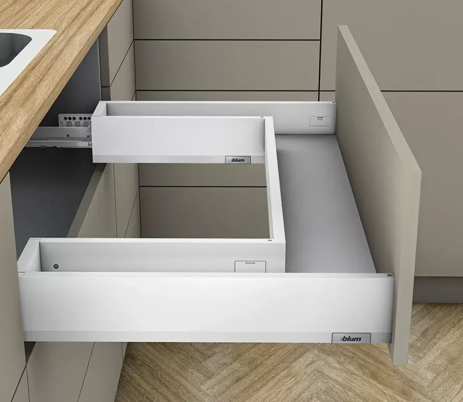 K-BLUM Merivobox M 600 mm/70 kg, fehér, csavar, mosogató Különleges ajánlat
