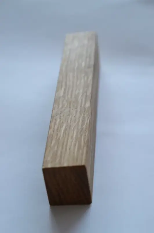 Kiárusítás NápolyTölgy, Tömörfa bútorfogantyú, olajozott tölgy színű, 64 - 96 - 128 mm furattávval