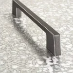 ENUCA fém bútorfogantyú, grafit - króm színű, 224 mm furattávval Prémium
