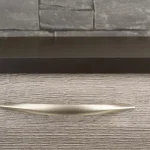 Azonnali szállítás PIOMBINA BR. NICKEL fém bútorfogantyú, csiszolt nikkel színű , 96 mm furattávval