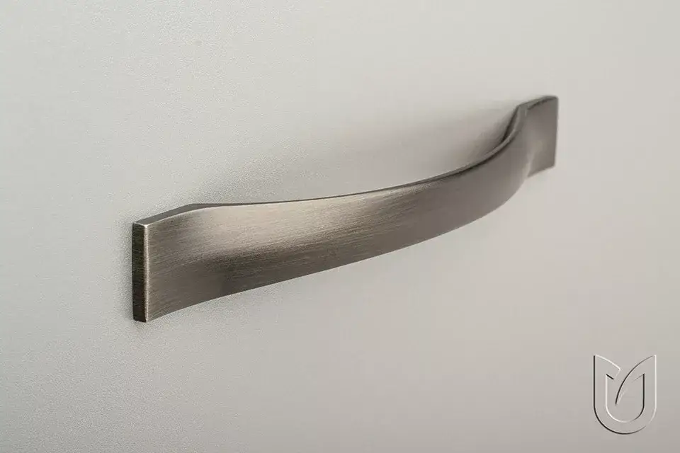 Akció SEMA fém bútorfogantyú, csiszolt, sötét nikkel színű, 320 mm furattávval