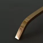 6065_AR Arany színű, fém bútorfogantyú 128 mm Népszerű