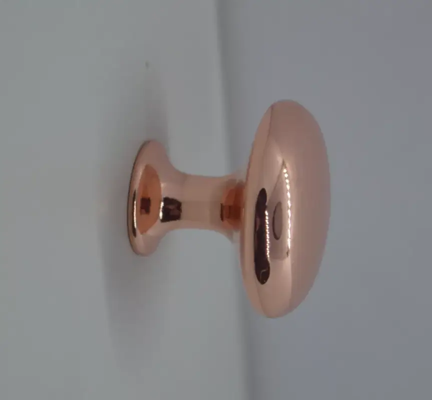 Legnépszerűbb 15.337.30.37 COPPER LUX bútorgomb, 29 mm átmérő