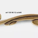 Újdonság 15130_L fém bútorfogantyú, 96 mm furattáv, antik bronz szín
