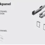 GM_90A Panelrögzítő, antracit, 90 mm Szuper akció