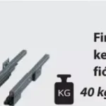 Biztonságos fizetés GM_5052_ANT Antracit Finoman záródó keskeny falú fiókrendszer 172/350 mm