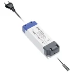 Biztonságos fizetés Tápegység LED 12V, 24W, IP20, 2 mini AMP csatlakozóval, 2fm kábellel, villásdugóval